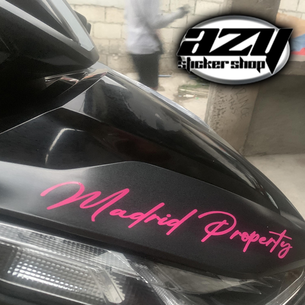 Signature Name /Customize Name Stickers, For Car, Motorcycle, E-Bike, E ...