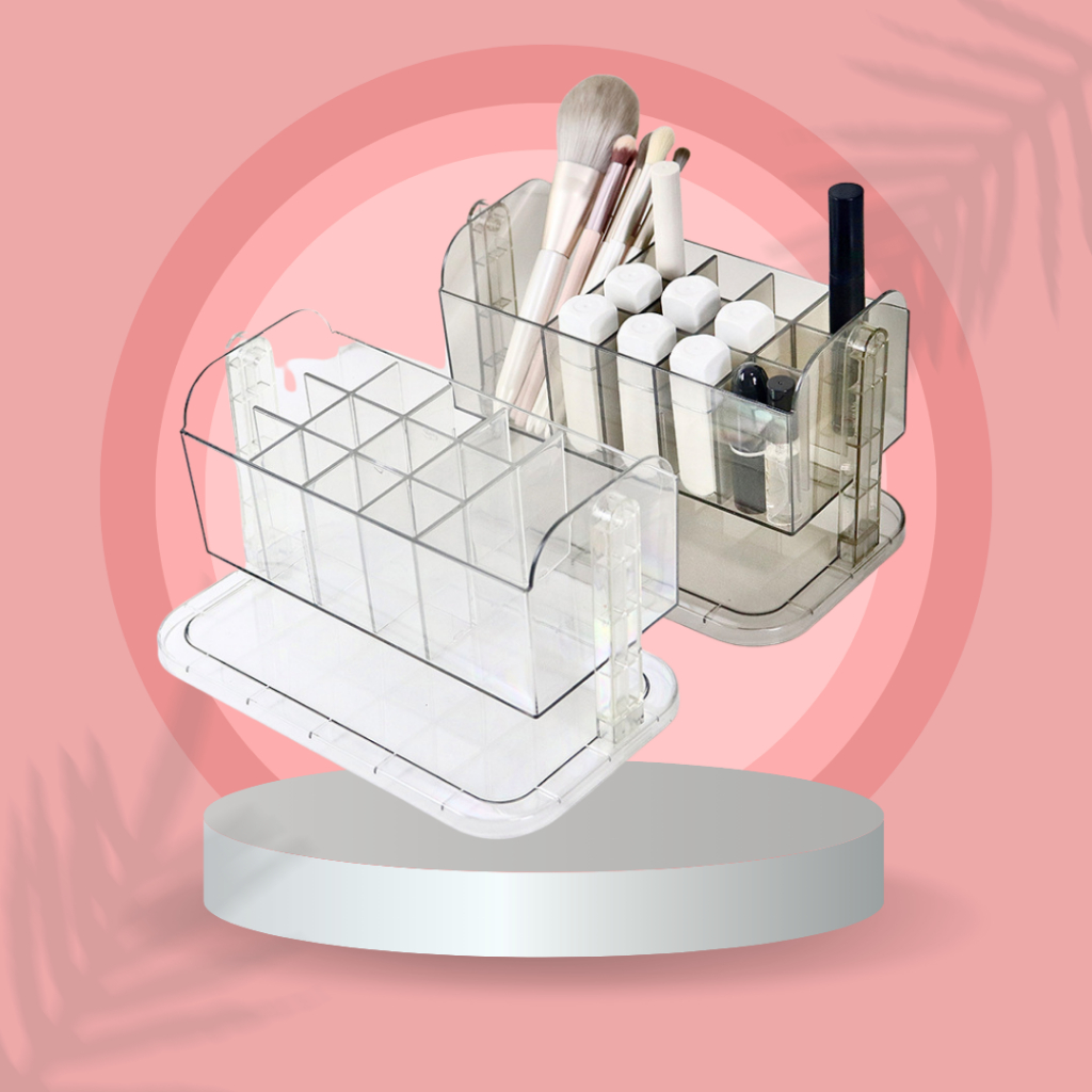 Swing Style Multi-grid Detachable Pen Holder Desktop Stationery Storage ...