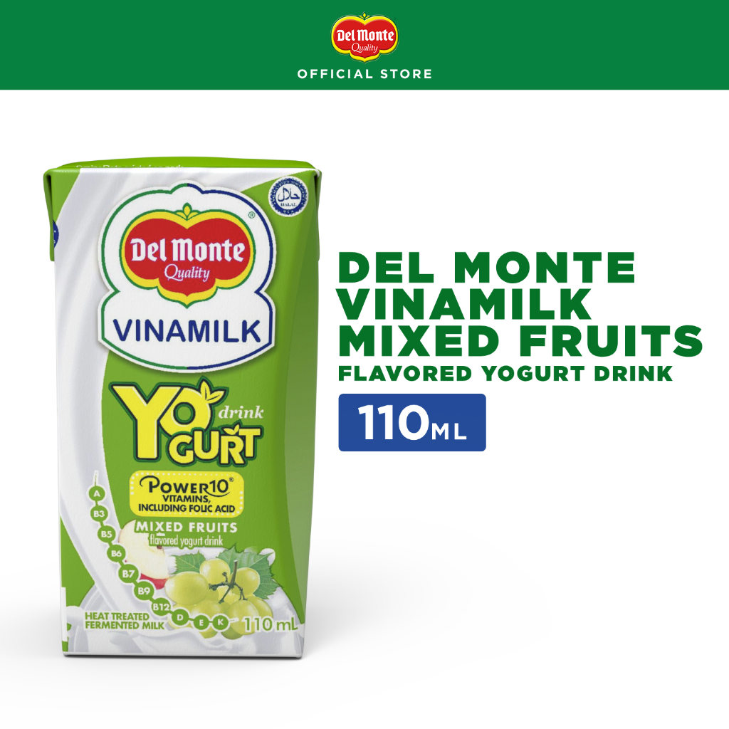 DEL MONTE YOGURT DRINK® VINAMILK Mixed Fruits Drinkable Yogurt with