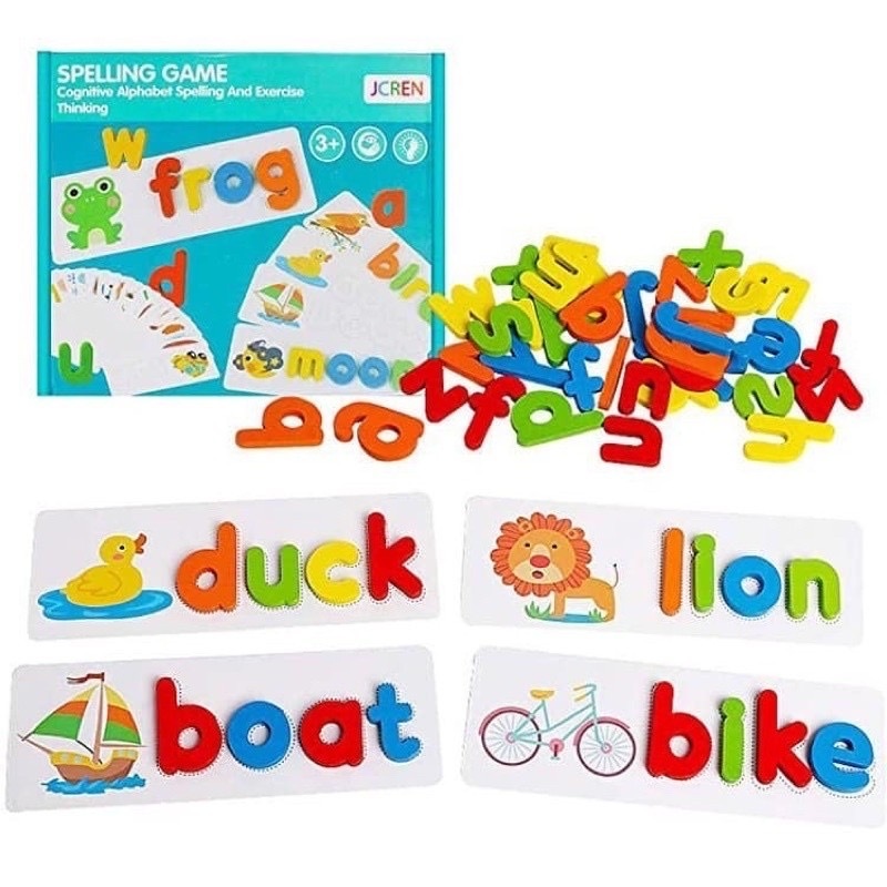 Cognitive Alphabet Spelling And Exercise Thinking Matching Letter for ...