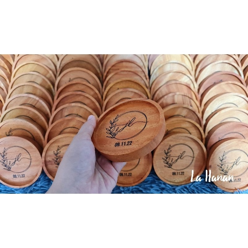 PREMIUM RAW MATERIAL: WOODEN COASTER (MAHOGANY) | Shopee Philippines