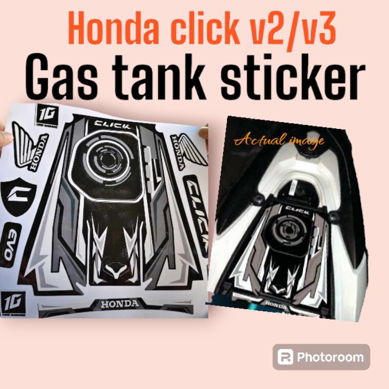 HONDA CLICK v2/v3/V4 GAS TANK STICKER | Shopee Philippines