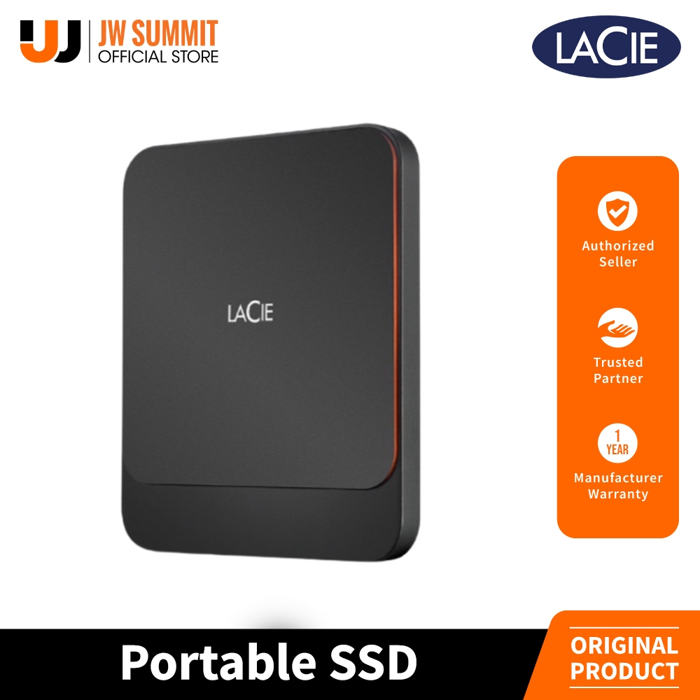 LaCie Portable SSD 500GB 1TB USB C High Performance External SSD Solid State Drive Shopee Philippines