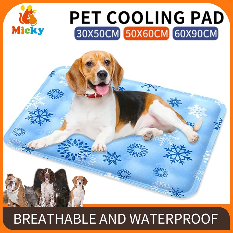 Self Cooling Mat Pad Pet cooling pad for dogs Gel Ice Pad Bed Mat Quick