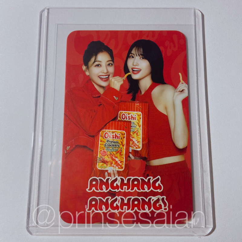 Twice X Oishi Owow Snacktacular Pc Photocards With Toploader Shopee