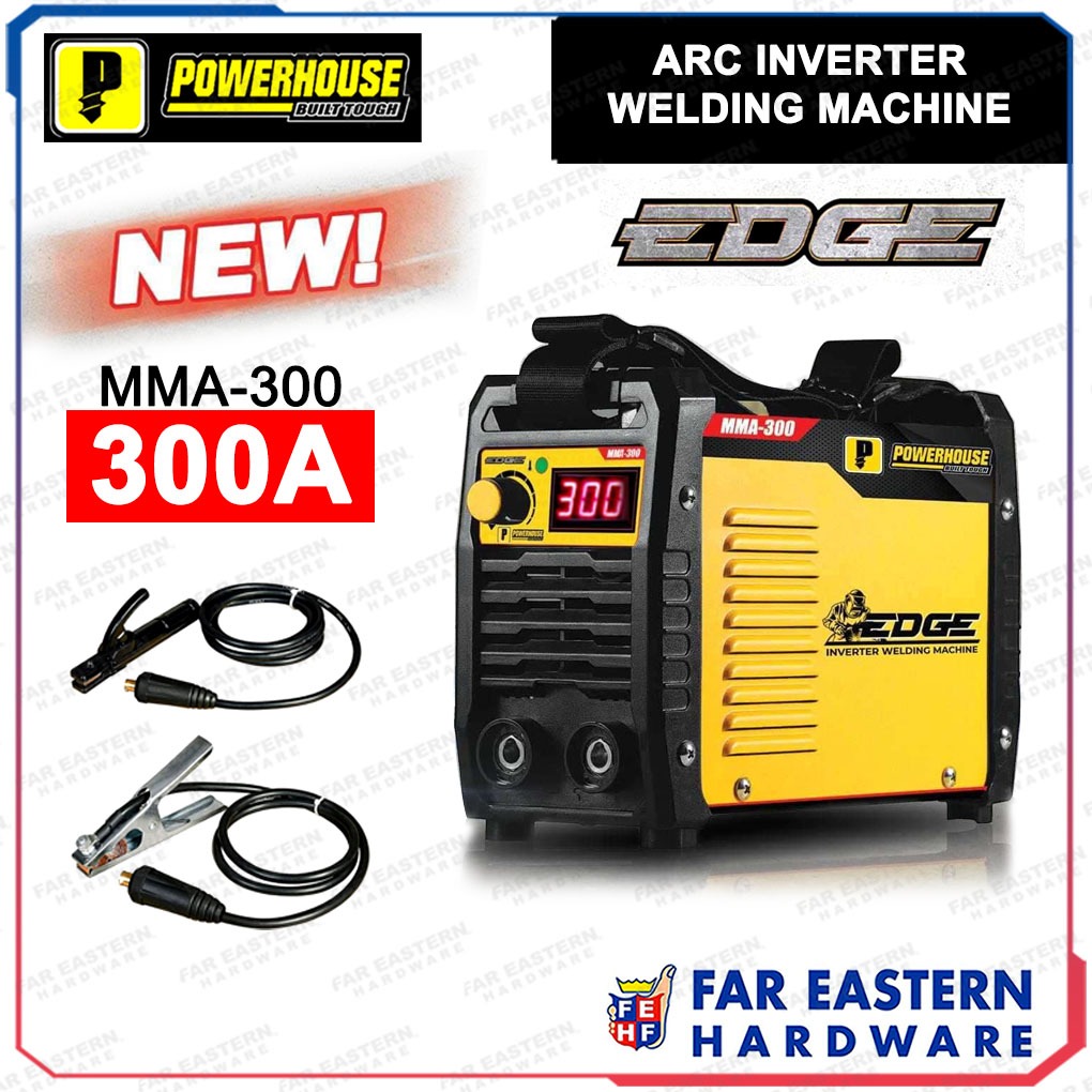 POWERHOUSE Arc Inverter Welding Machine Mini 300A NEW EDGE MMA-300 ...