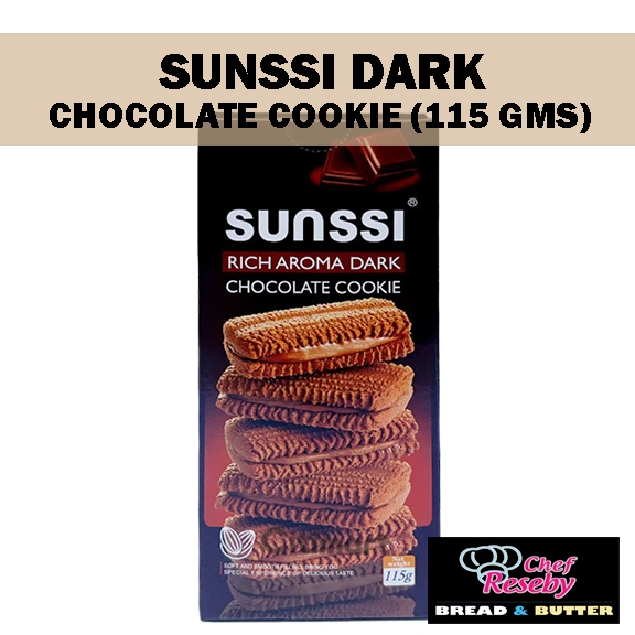 SUNSSI RICH AROMA DARK CHOCOLATE COOKIE AFTERNOON SNACK 115GRAMS ...