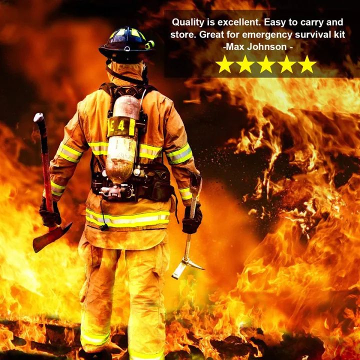 1.5M x 1.5M Sealed Fire Blanket Thickened Home Safety Lighting Fire ...