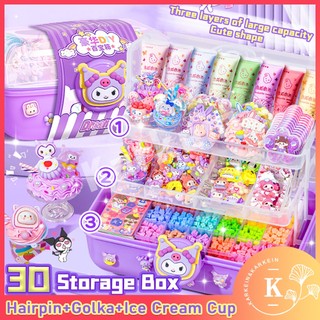 343 PCS Goo Card Set Cute Ice CreamDiy Keychain guka set Glue Diy Kit ...