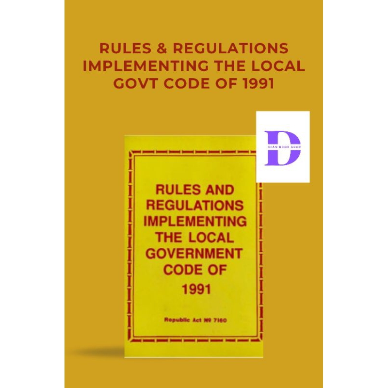 Rules and Regulations Implementing The Local Government Code of 1991 ...
