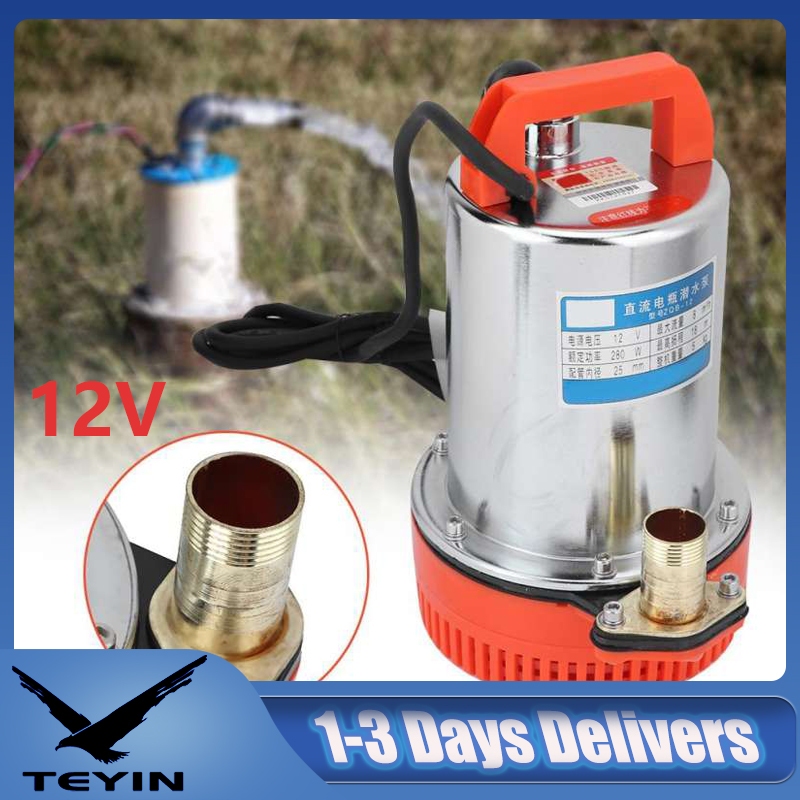 12V/24V/48V DC Water Submersible Stainless Steel Pump Deep Well Water ...