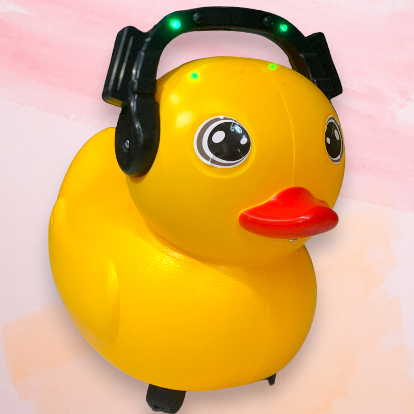 Baby Big yellow duck Baby ride on toy car with Lights and Music ...