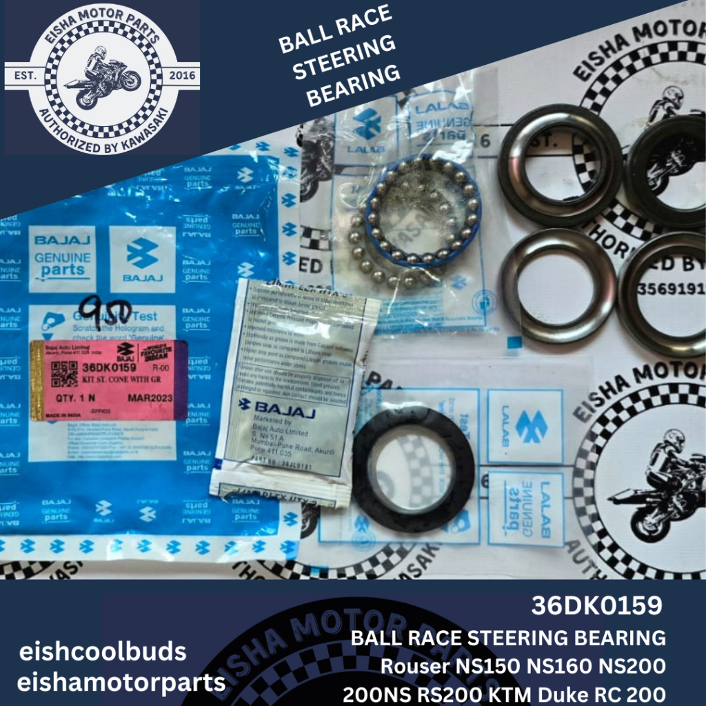 BALL RACE STEERING BEARING Rouser NS150 NS160 NS200 200NS RS200 KTM ...