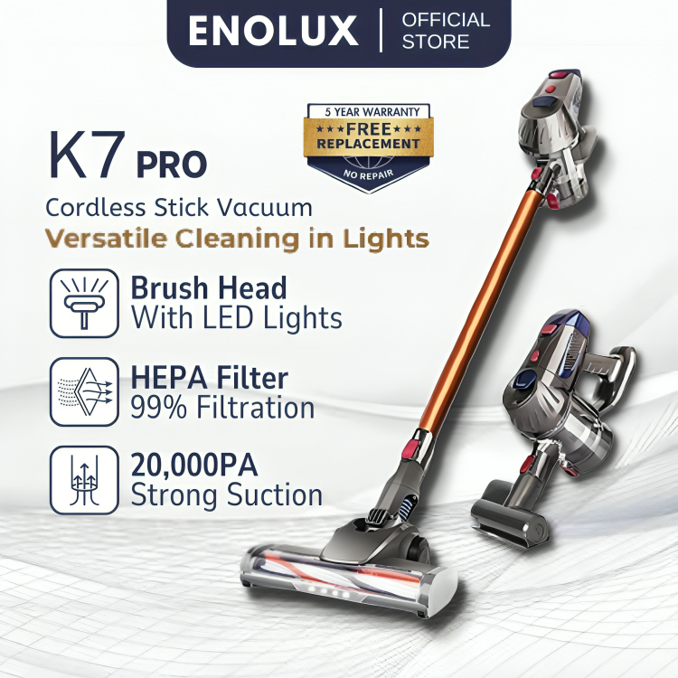 Enolux K7 Pro Cordless Vacuum Cleaners Wireless Vacuum Cleaner In Home