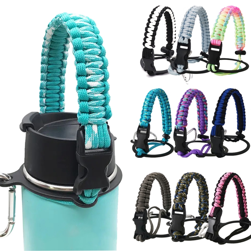 Paracord Handle for Water Bottle Rope Strap Carrier for 12 oz-64 oz ...