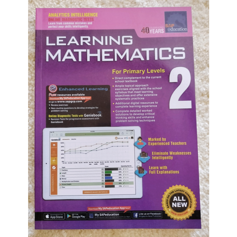SAP Singapore Learning Mathematics for Grade 1 to 6 (Single Books ...