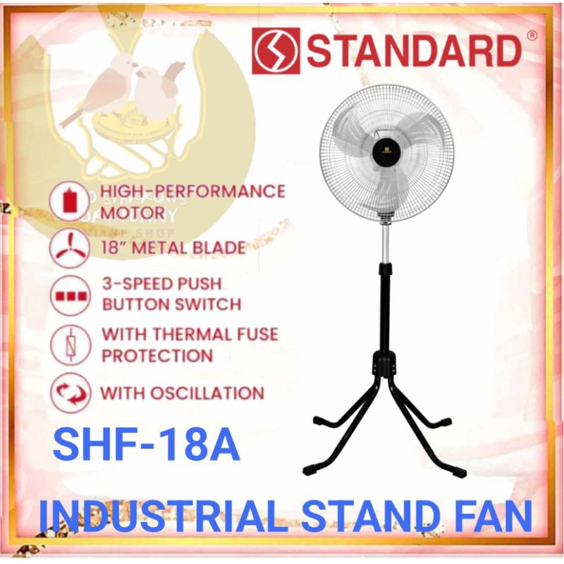 STANDARD STAND FAN √ TERMINATOR FAN √ SHF18A √ INDUSTRIAL FAN Shopee