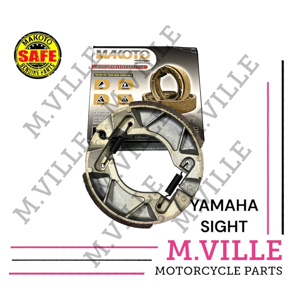 Yamaha Sight 115 Brake Break Shoe Makoto | Shopee Philippines