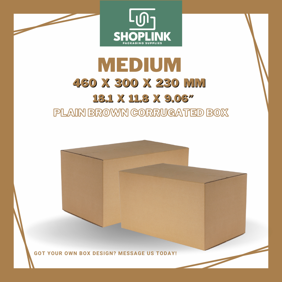 Corrugated RSC Shipping Box Packaging Brown Kraft No print JNT