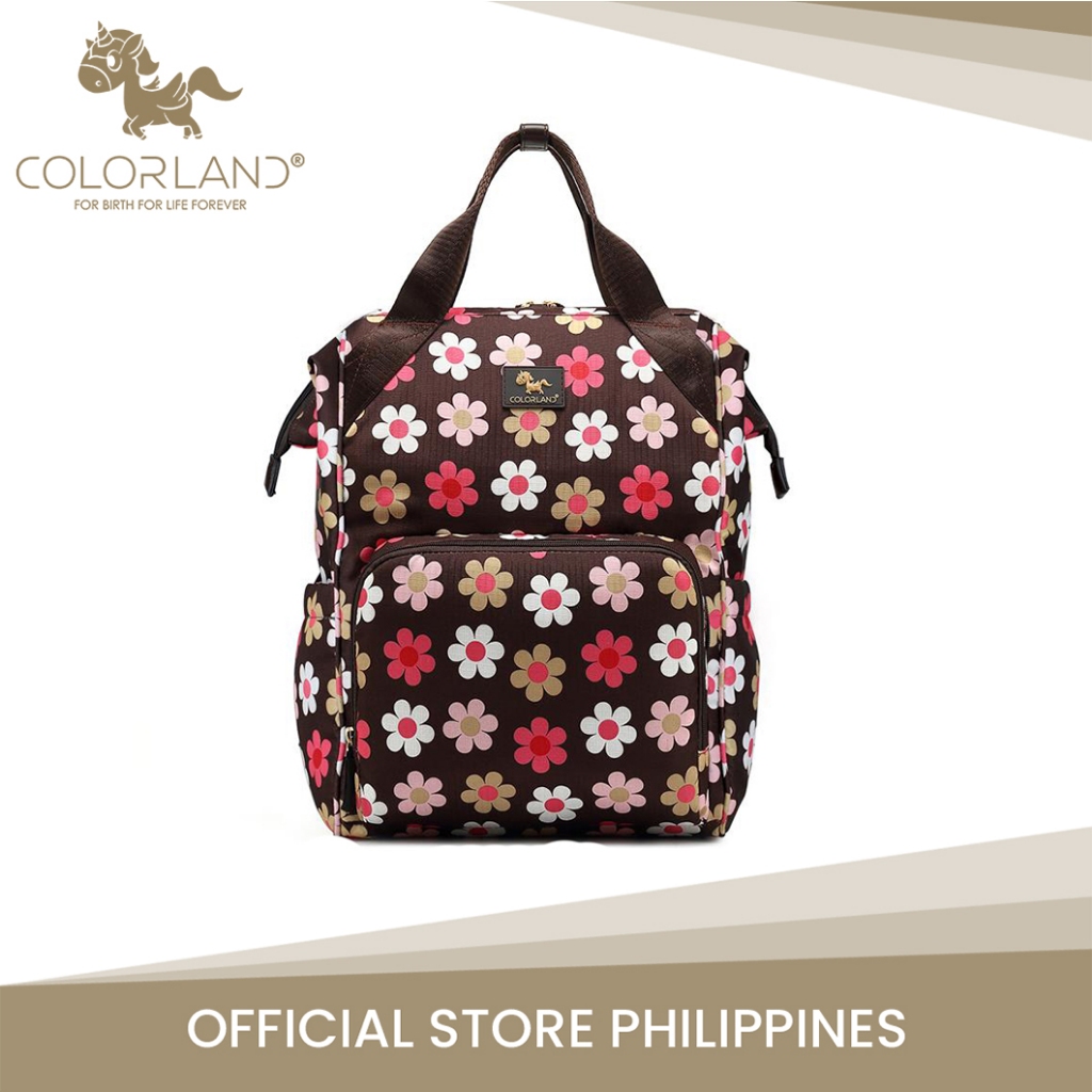 Colorland Bolide Baby Changing Backpack (BP156-D/Floral) | Shopee ...