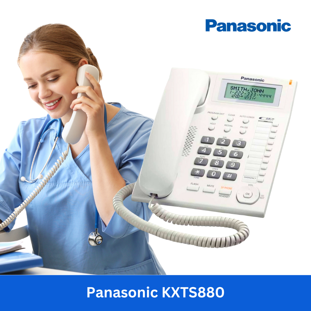 Panasonic KX-TS880 Integrated Corded Phone (KX TS880) | Shopee Philippines