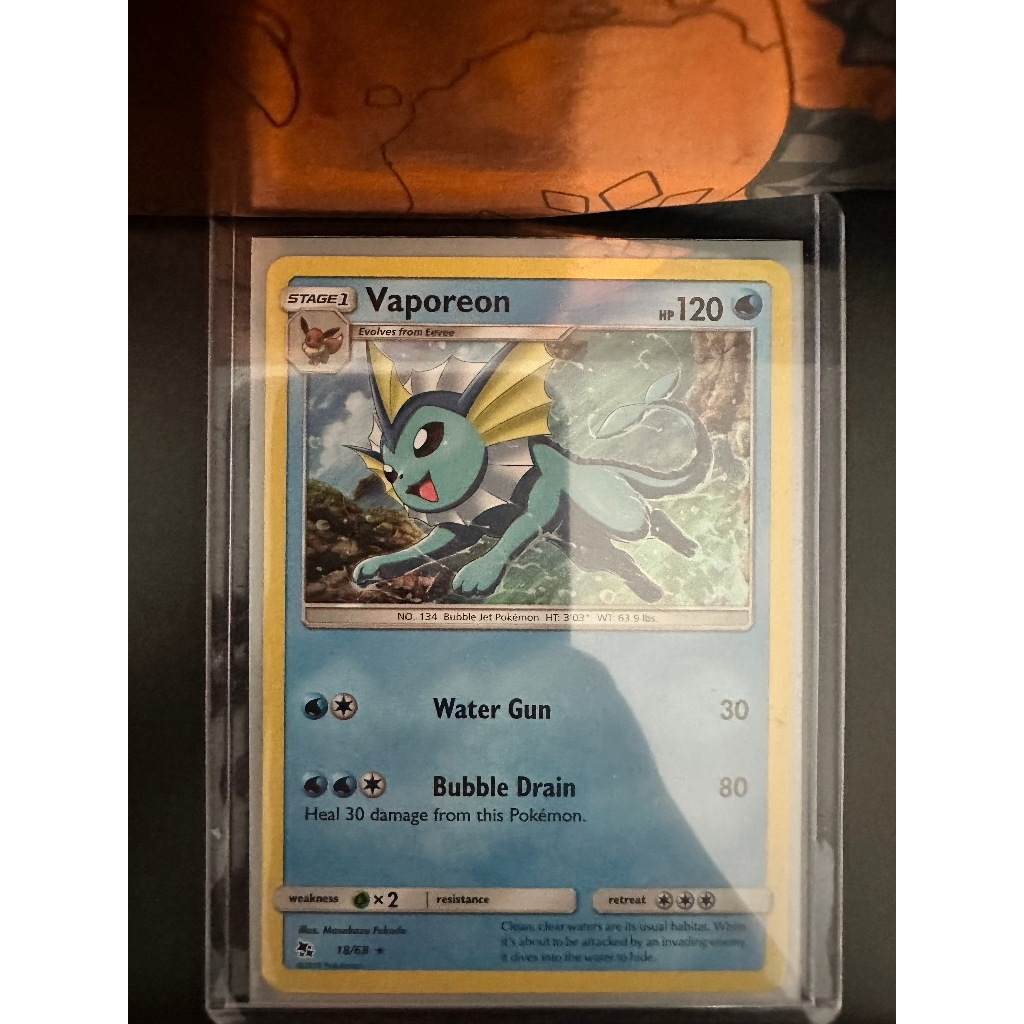 Vaporeon [Holo] (hidden fates) | Shopee Philippines