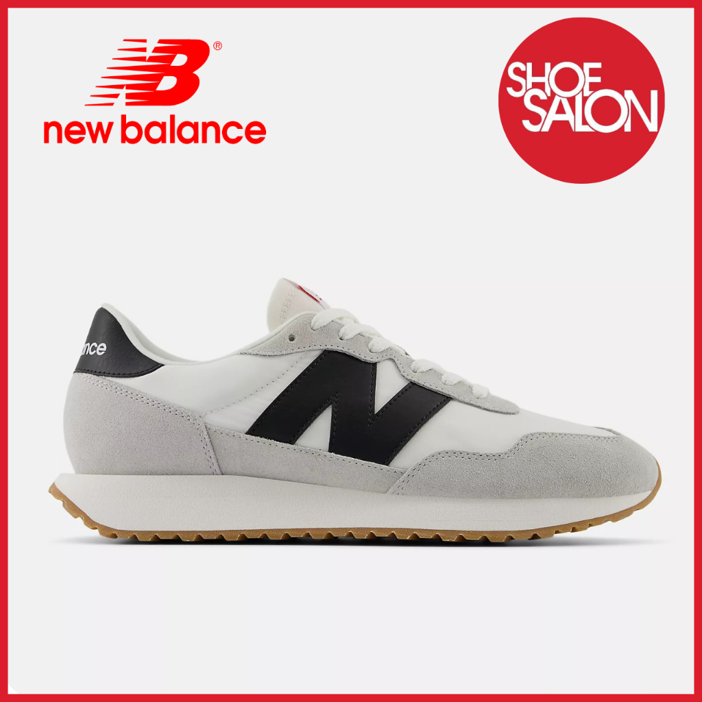 SHOE SALON New Balance MS237 Men s Shoes White Brighton Grey Black MS237CI Shopee Philippines