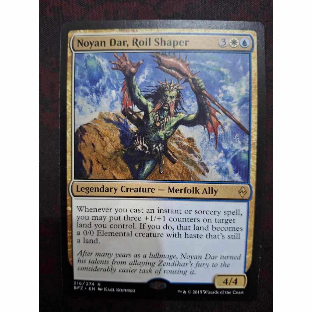 Noyan Dar, Roil Shaper ( MTG / Legendary Creature - Merfolk Ally / Rare