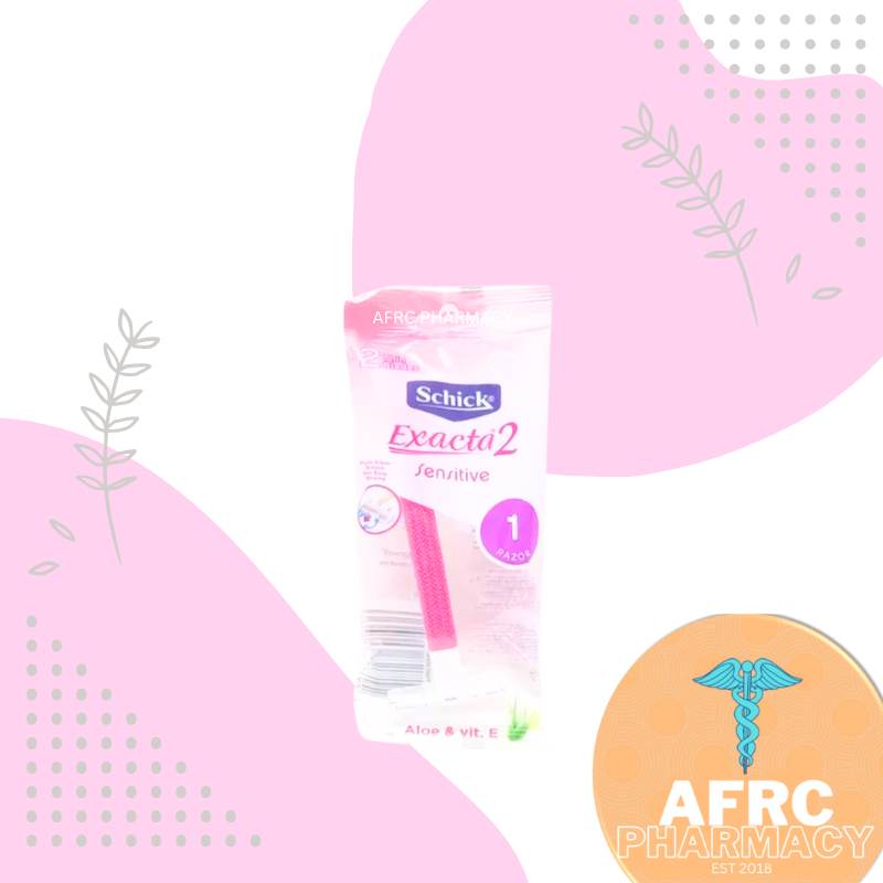 Schick Exacta 2 Sensitive Pink 2 Thin Blades 1 piece | Shopee Philippines