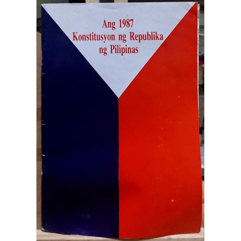 Ang 1987 Konstitusyon Ng Republika Ng Pilipinas Shopee Philippines 