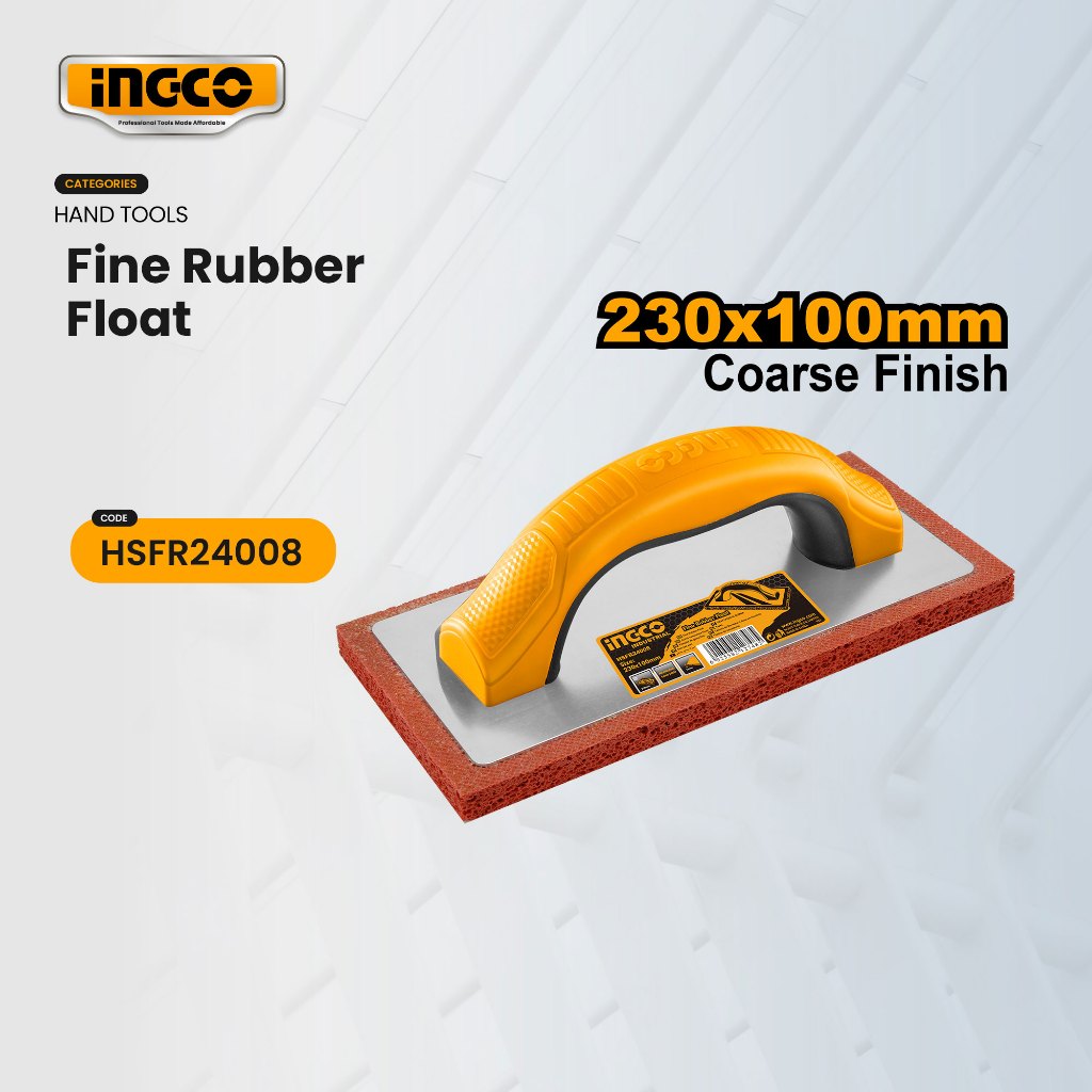 Ingco Fine Rubber Float 230x100mm HSFR24008 IHT | Shopee Philippines