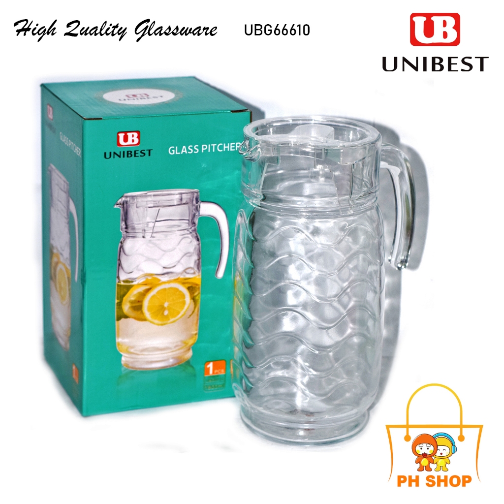 PHSHOP 1800ml GLASS PITCHER UBG6610 | Shopee Philippines