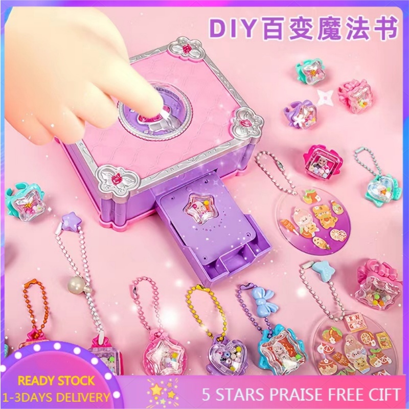 Cod Magic Book Diy Ring Keychain Making Kit Handmade Children S