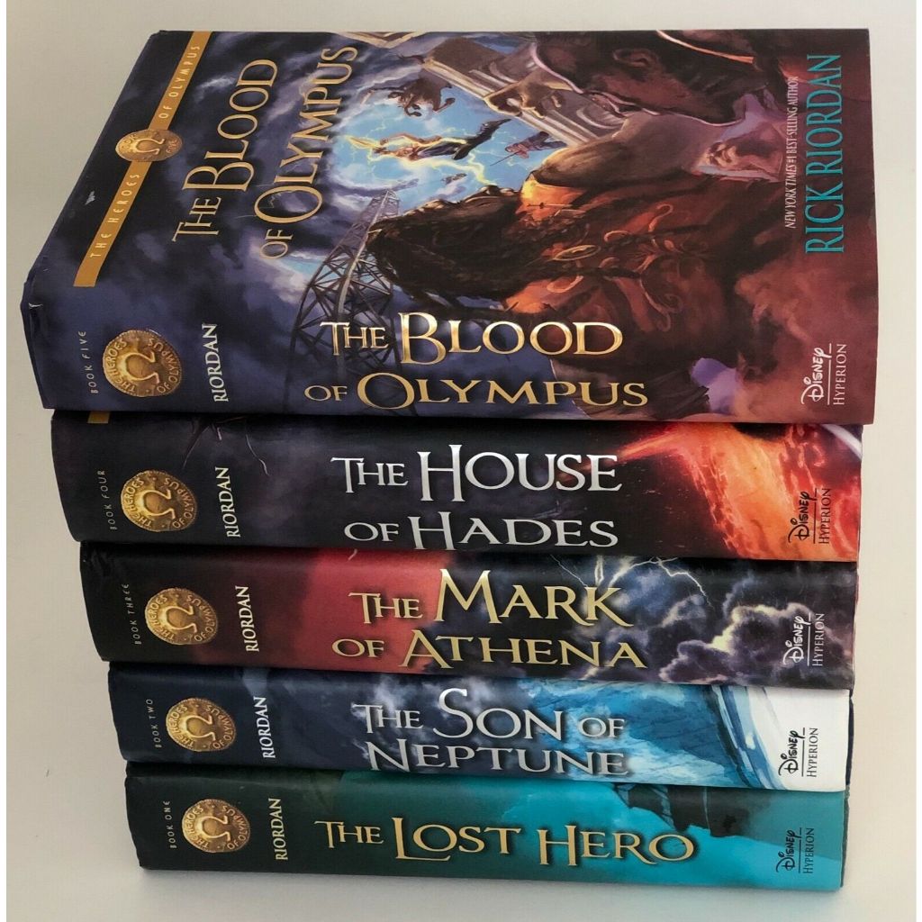 Heroes of Olympus Books 1-5: by Rick Riordan The Lost Hero/The Son of ...