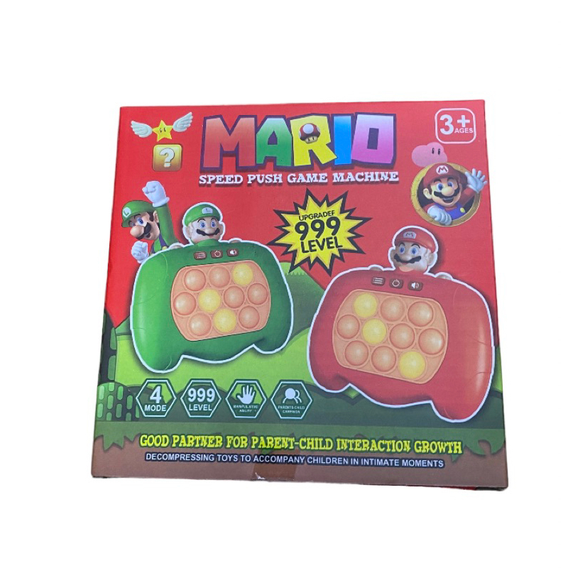 Super Mario Theme Toy Speed Push Machine | Shopee Philippines