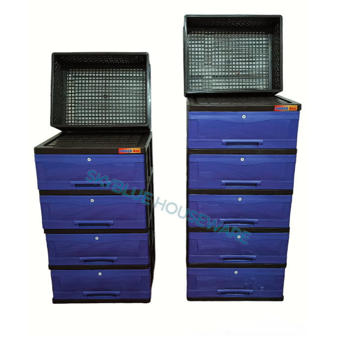 Power Box 4 Layer and 5 layer Chest Drawer With Free Top Tray ...