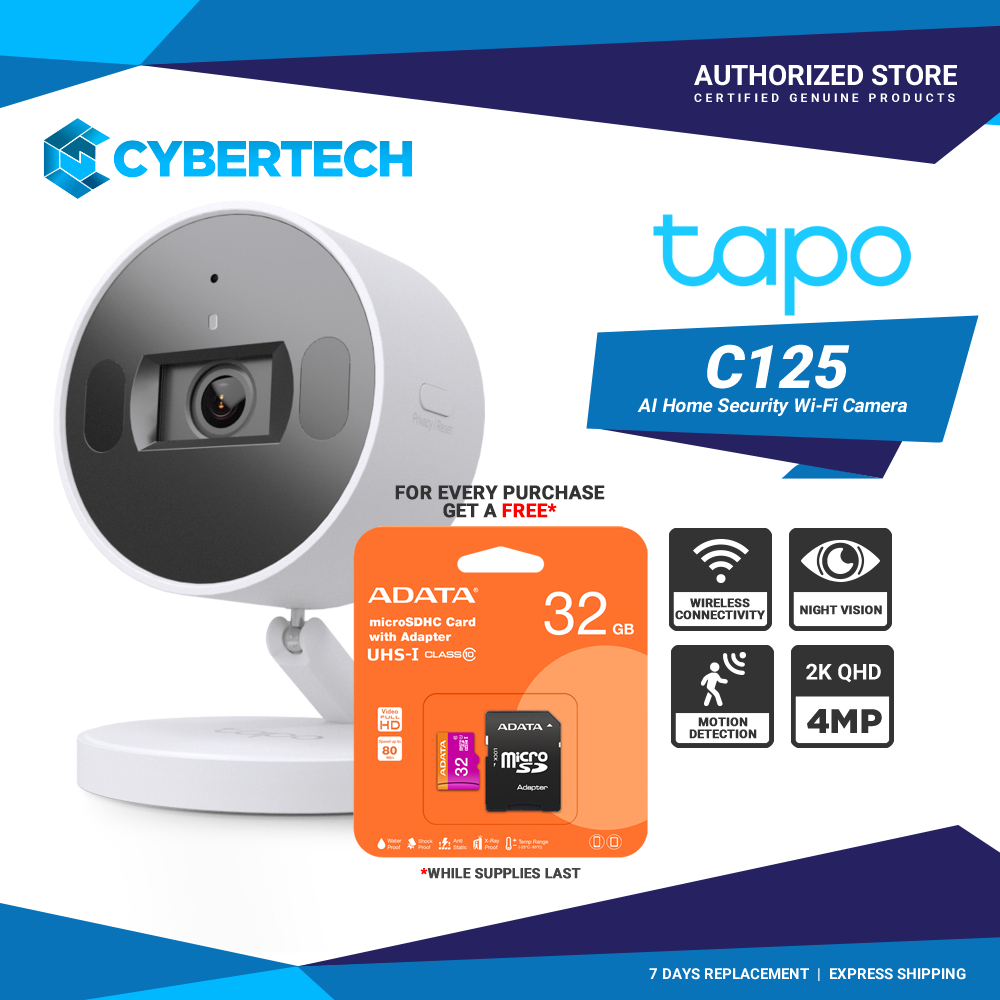 Tp-Link Tapo C125 AI Home Security Wi-Fi Camera | Shopee Philippines