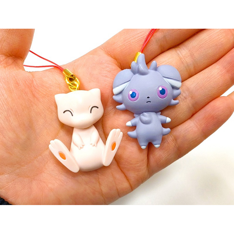 Pokemon Petanko Mascot Figure Psychic Type: Mew Milcery Espurr Wynaut ...