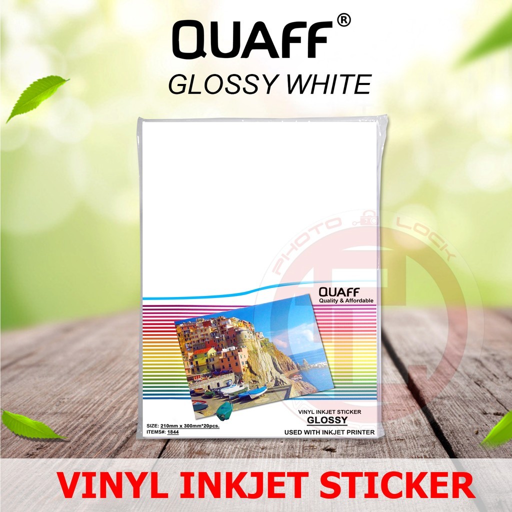 Vinyl Inkjet Sticker A4 Glossy and Matte | Shopee Philippines