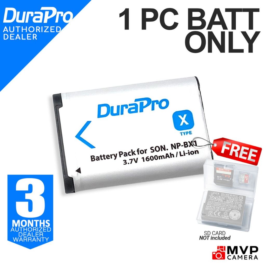 Read Replacement Batteries Wasabi Power Durapro Sony Np Bx Npbx Battery Dual Usb Charger Mvp