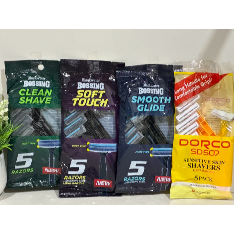 Blackwater Bossing Soft Touch Razors 5’s | Shopee Philippines