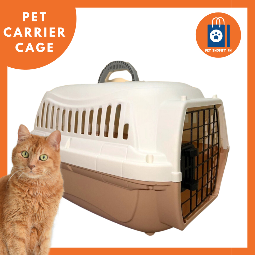 Dog Carrier Cat Carrier PET CARRIER FLIGHT CAGE Airline Approved Travel Cage CF HKX T S Shopee Philippines