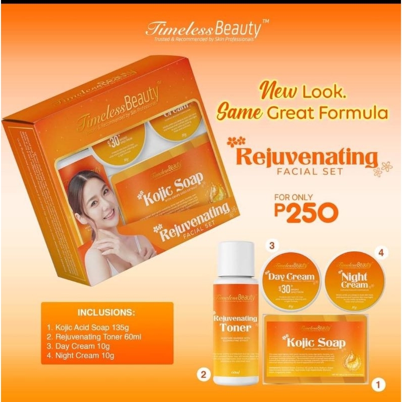 Timeless Beauty Rejuvenating Set New Packaging Shopee Philippines