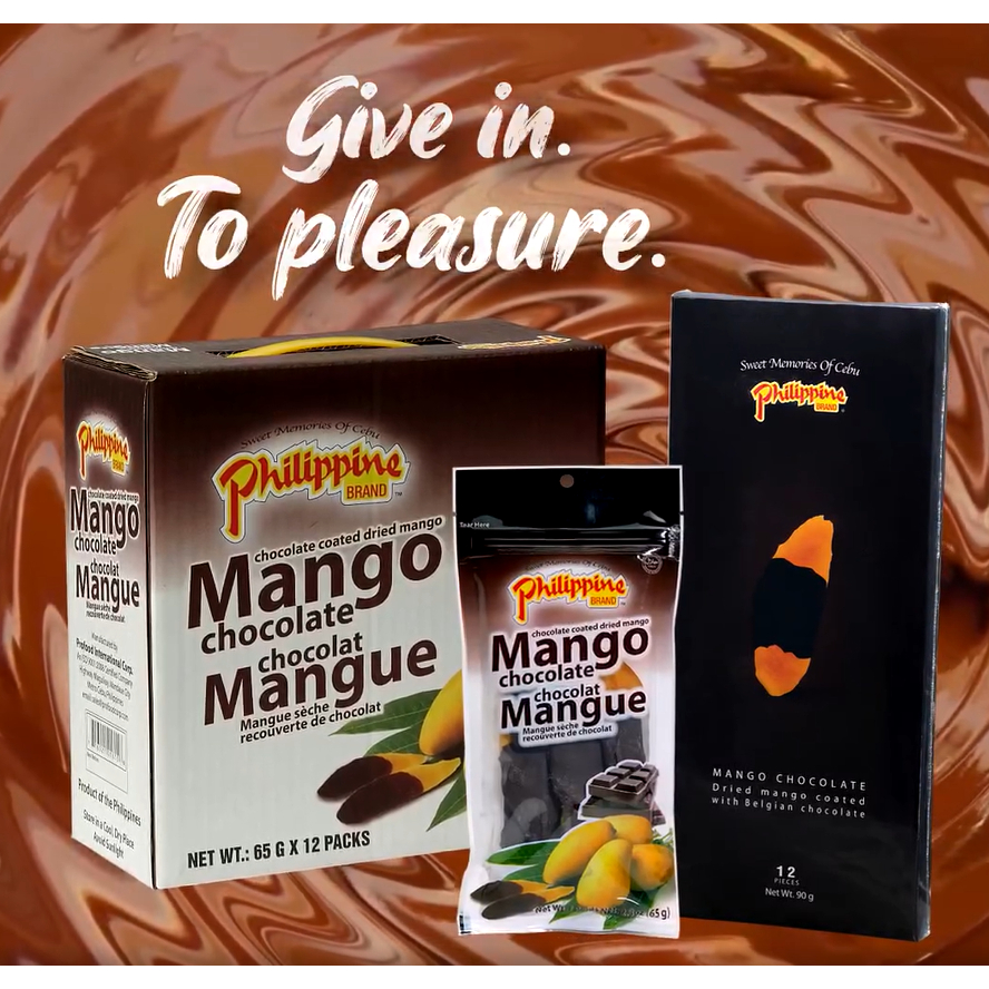 PROFOOD Chocolate Coated Dried Mango Giftbox (65g x 12packs) | Shopee ...