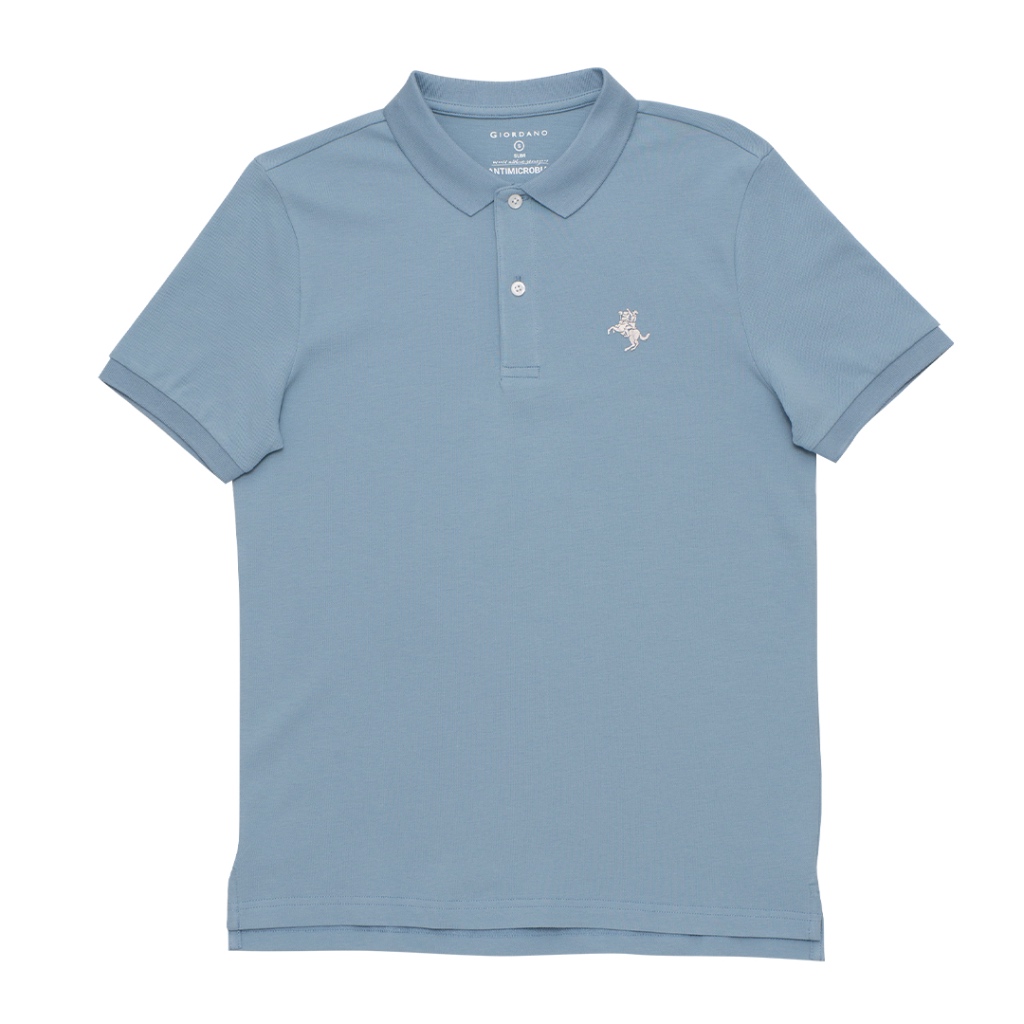 GIORDANO Men's Small Napoleon Antimicrobial Polo (01011251) - 88 ...