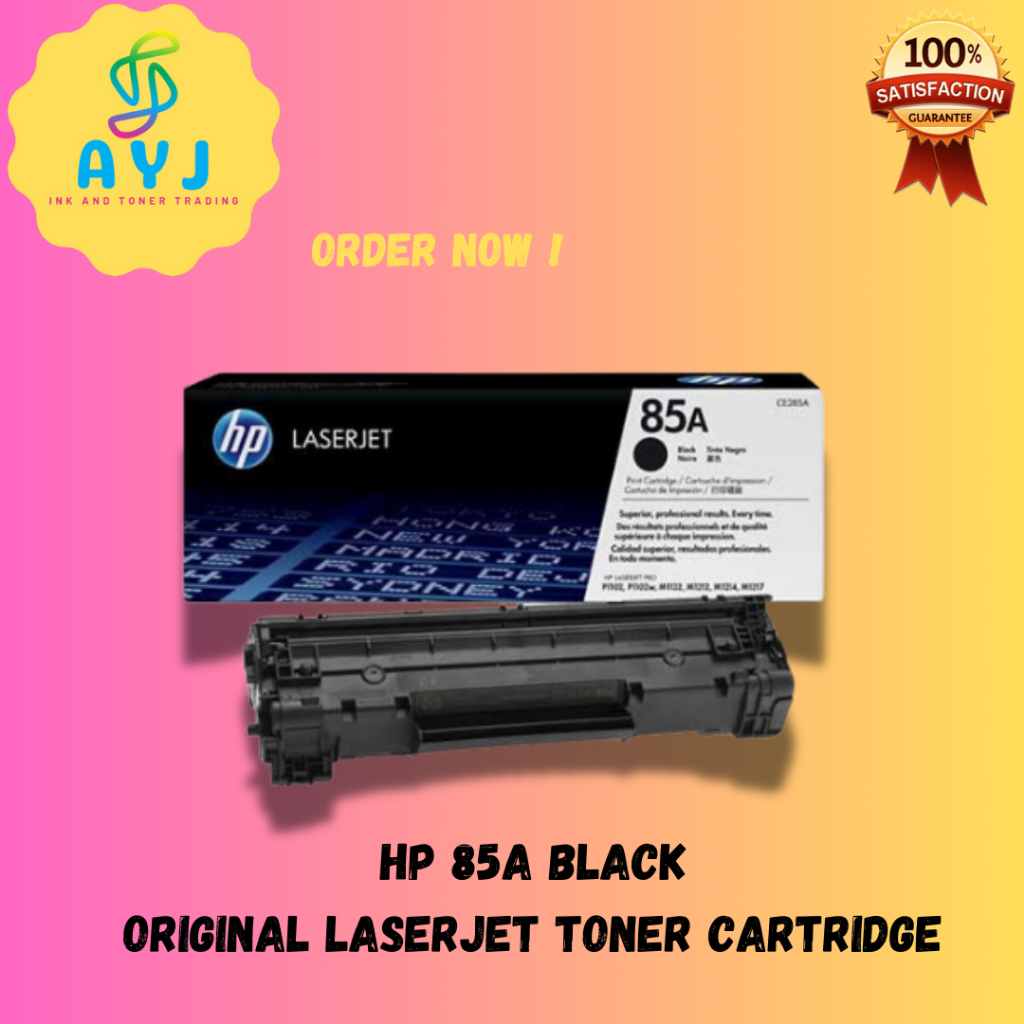 HP 85A Black Original LaserJet Toner Cartridge (CE285A) | Shopee ...