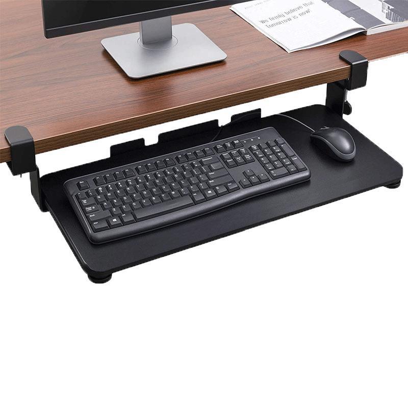 Keyboard extension board punch-free keyboard support slide rail desk ...
