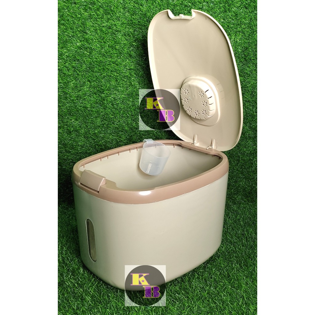 Rice Guard 12kgs Rice Box Rice Dispenser with Rice Measuring Cup Insect ...