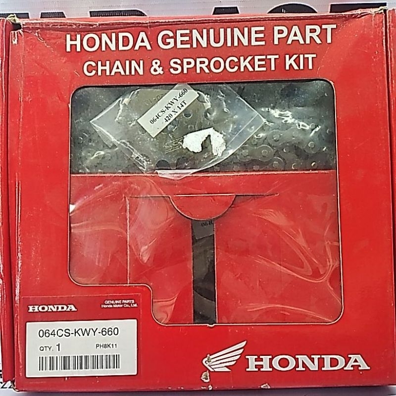 HONDA WAVE125 CHAIN SET 36T-14T(420) (064CS-KWY-660) HONDA GENUINE ...