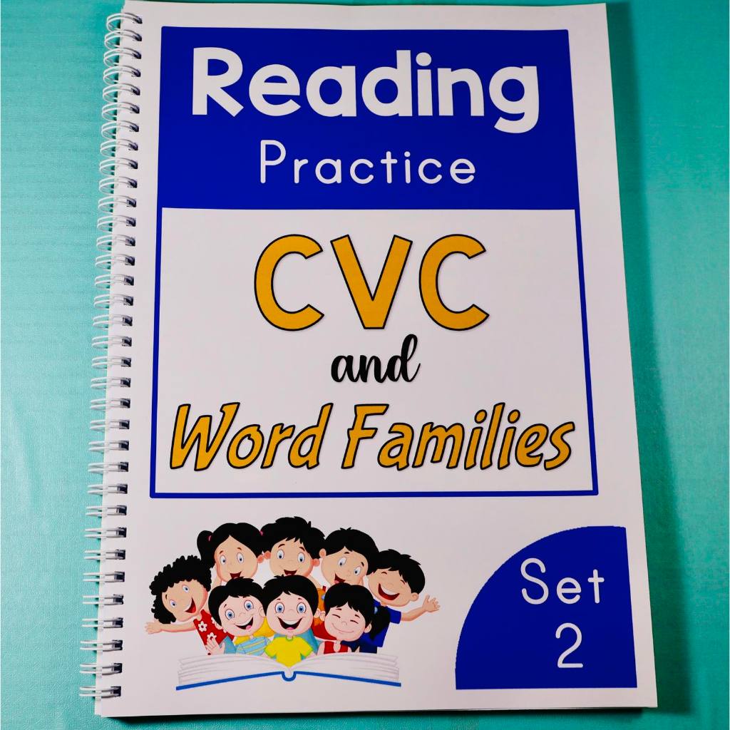 CVC SET 2 Short Vowels Reading Practice WITH CVCC EC Learning Books ...